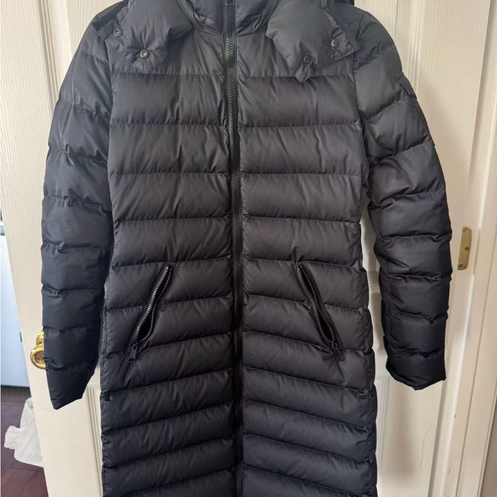 Moncler Black Puffer Coat